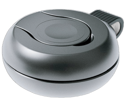 ELARDO 3-in-1 charger folded into a compact puck